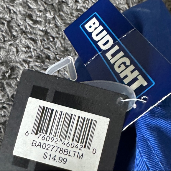 Dilly Dilly Bud Light Hat Cap Adjustable Strap Blue Logo - Picture 7 of 7